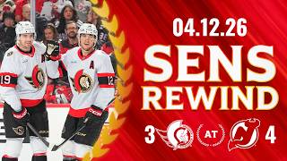 Sens Battle Back But Fall to Devils in OT
