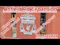 Anfield Rd Expansion - 1st May - Liverpool FC - latest progress update - #dji #ynwa