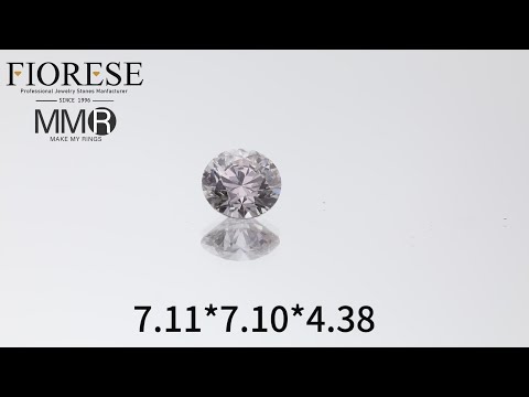 Fiorese Jewelry 1.34 Carat (7.11*7.10*4.38) Round Lab Diamond MMR132