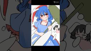【東方】餅つきしたので清蘭を描く【イラストメイキング78】