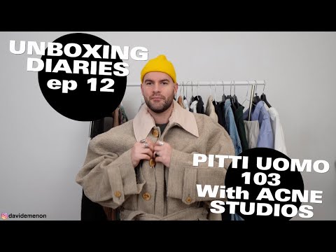 UNBOXING DIARIES ep 12 | ON THE ROAD TO PITTI UOMO 103 WITH ACNE STUDIOS [4K]