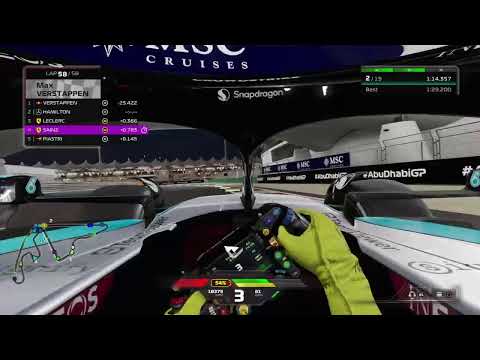 Lewis Hamilton's 2024 Mercedes W15 {Lewis Hamilton's last race with Mercedes}