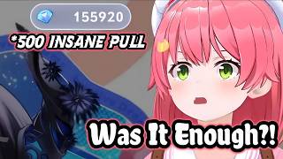 Miko Tried Collecting Every Hololive Member in Hololive Dreams with 500 Pulls