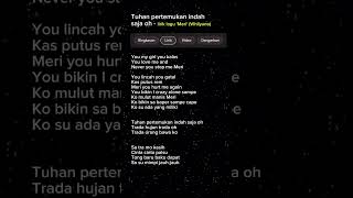 Download lagu lirik lagu 'Meri' - Tuhan pertemukan indah saja oh. mp3
