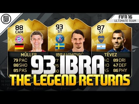 LEGEND RETURNS!!! FT. SIF Ibrahimovic, SIF Muller & IF Tevez - FIFA 16 Ultimate Team