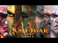 All God Of War Title Screens 2005 2024 All 8 Games 4k