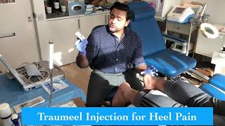 Heel Injection for Heel Pain and Plantar Fasciitis Patient was back to running pain free in 10 days
