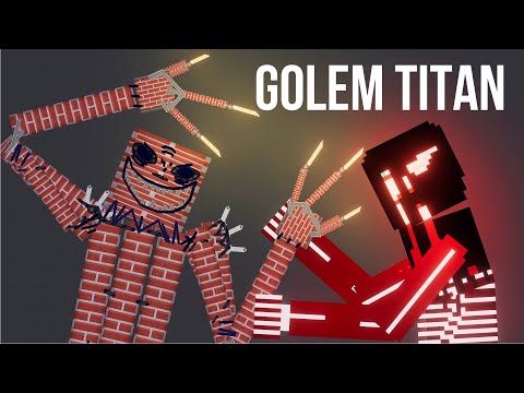Golem Titan vs Attack on Titan - People Playground 1.21.3