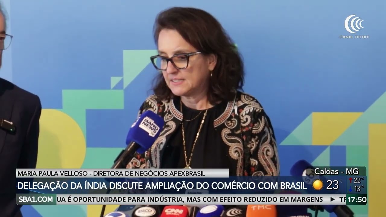 Delegação da Índia discute ampliação do comércio exterior com Brasil