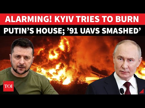BIG! Putin’s House Faces Huge Drone Attack; Russian Army Crushes Kyiv’s Bid, Smashes 91 Drones