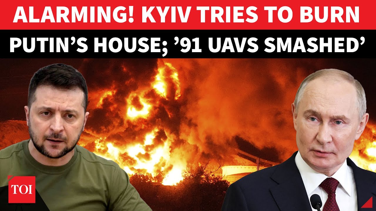 BIG! Putin’s House Faces Huge Drone Attack; Russian Army Crushes Kyiv’s Bid, Smashes 91 Drones