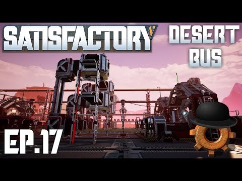 How To Use The Vertical Main Bus | Satisfactory Desert Bus Ep#17