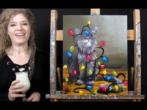 Learn How to Paint NAUGHTY BUT NICE with Acrylic - Paint and Sip at Home - Fun Step by Step Tutorial