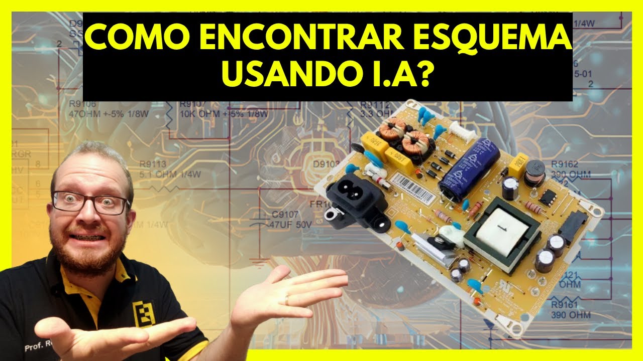 TEM DIFICULDADE em Encontrar Esquema de Placa Eletrônica? Faça Isso Usando I.A
