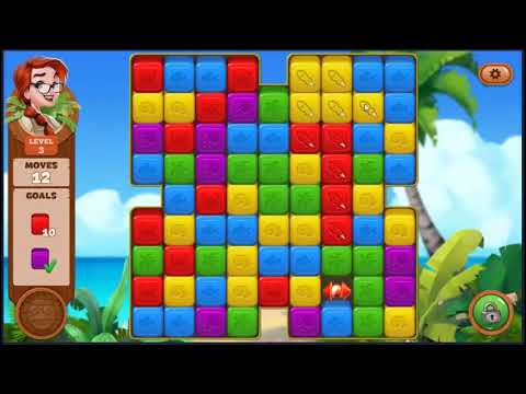 Lost Island Blast Adventure Level 3 - NO BOOSTERS 🏝️ | SKILLGAMING ✔️