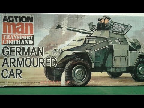 Vintage ACTION MAN ☆German Armoured Car☆ 1982