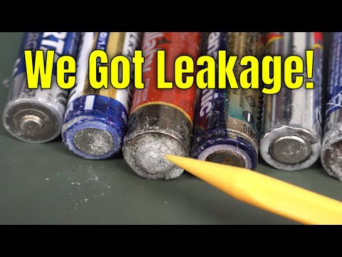 EEVblog 1508 - We FINALLY Got Alkaline Battery LEAKAGE!