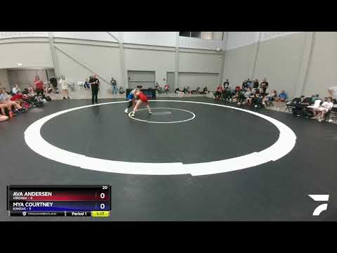 127 Lbs Round 5 (6 Team) - Ava Andersen, Virginia Vs Mya Courtney, Kansas 416b