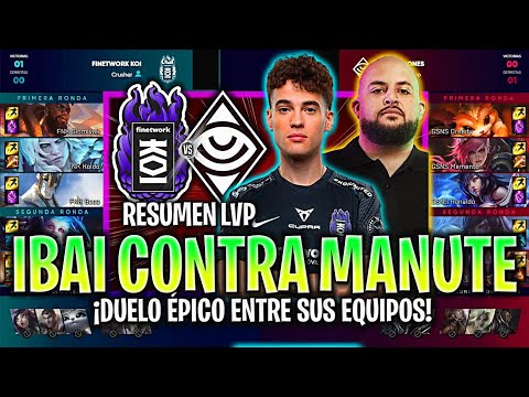EL EQUIPO DE IBAI SE ENFRENTA AL DE MANUTE! | KOI vs GUASONES RESUMEN SUPERLIGA 2023 ESPAÑOL LVP