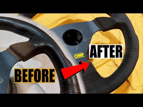 How To Clean Suede Or Alcantara Steering Wheel - Very Cheaply - With Just Soap And Water!