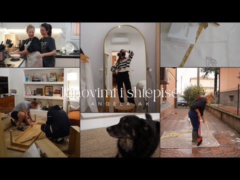 Erdhen prinderit , si te shtojm leket, bejm byreke,sistemojm dollapet dhe paja haul| Vlog| Angela Ak