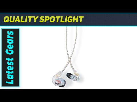 Immagine SHURE SE425-CL Dual Driver Sound Isolating Earphones for IEM Wireless System - 8