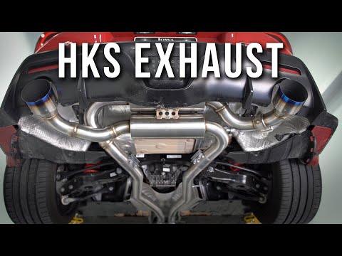 HKS Dual Muffler Catback Exhaust A90 Supra | Just Sound