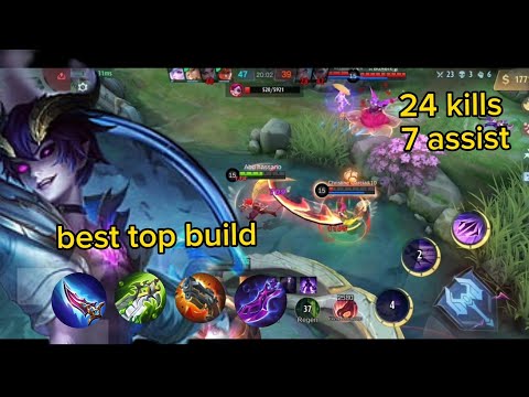 DYRROTH BEST BUILD FOR MID AND LATE GAME #mlbb #mobilelegends #DYRROTH