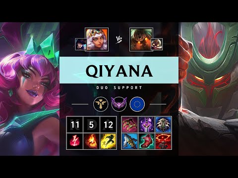 Qiyana Support vs Nautilus: Dominating - EUW Master Patch 14.23