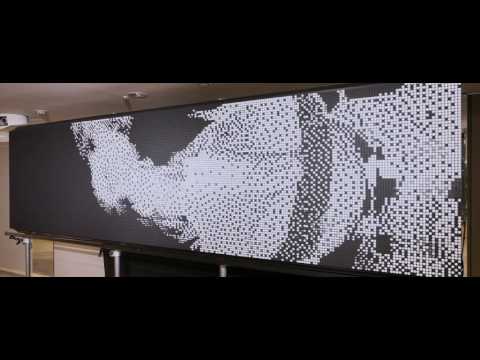 Flip-Dot Wall for THE END