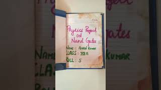 Physics Investigatory Projects For Class 12 Cbse Pdf