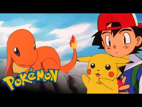 Ash Meets Charmander For The First Time | Pokémon the Series