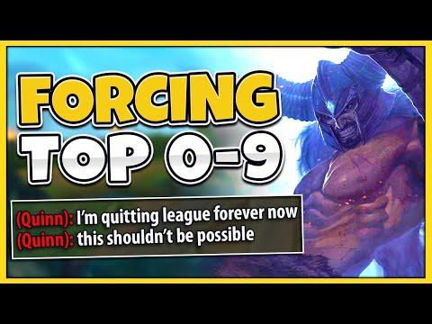 Perfect Top Lane Strategy Makes Quinn Go 0-9! | Challenger Tryndamere - League of Legends