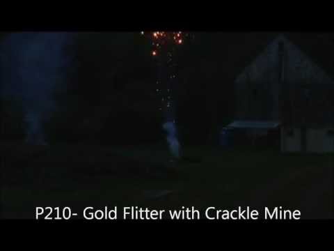 P210: Gold Flitter with Crackle Mine