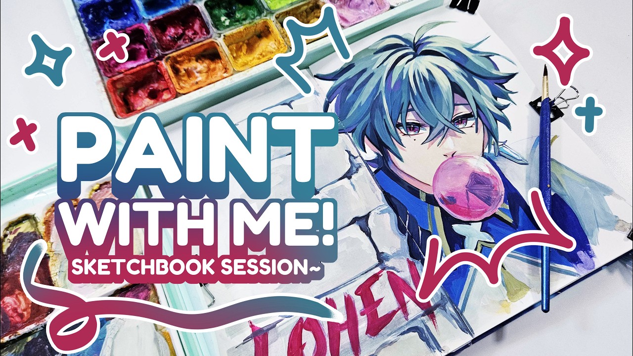 PAINT WITH ME~ |GOUACHE | LOHEN🗡️