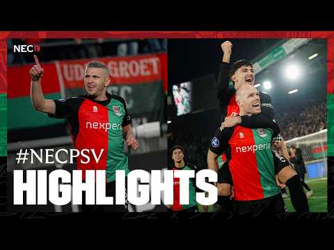 N.E.C. qualifies for the Eurojackpot KNVB Cup final! | Highlights #NECPSV