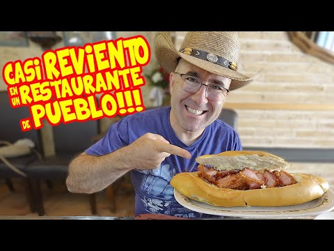 casi REVIENTO PROBANDO comida TÍPICA de PUEBLO de GUADALAJARA 🤠