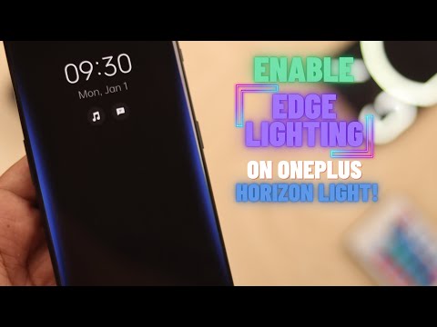 OnePlus: How To Enable EDGE Lighting! [Horizon Lights]