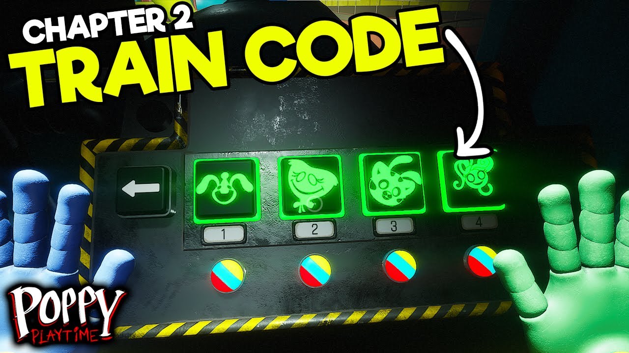 What is the TRAIN CODE in Poppy Plays - Chapter 2 - Colour Order and Number