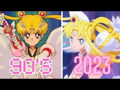 Eternal Sailor Moon 90’s Vs 2023 “Silver Moon Crystal Power”