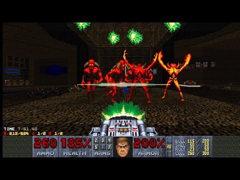 Doom 2 - Exoterrestrial (Map 2: Disrupted Flow): UV-Max (WAD Author: NoReason)