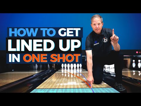 How to Get Lined Up in ONE Bowling Shot! Understanding the Hidden Oil Patterns Like the Pros.