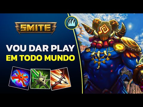 Vou dar PLAY em todo mundo! CERNUNOS ADC - ⚡ Smite BR Ranked Conquista