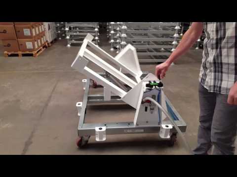 Base roulante ergonomique à plateau inclinable jusqu'à 35° - idéale pour racks, palettes et containers - Compatible solutions logistiques_2