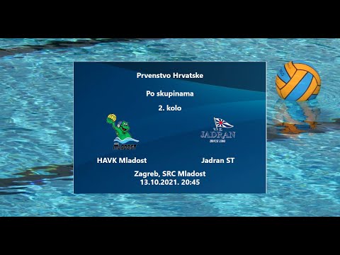 Vaterpolo PH seniori 2021/22-2.kolo, Mladost - Jadran ST
