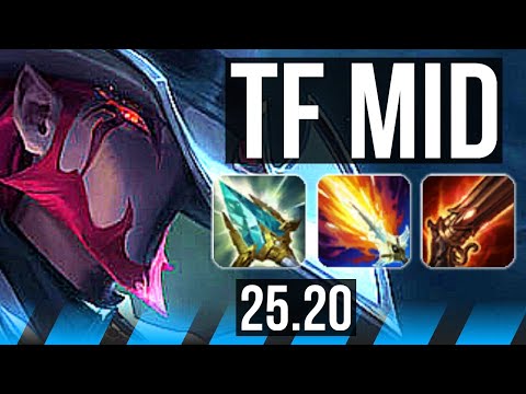 TWISTED FATE vs YASUO (MID) | Dominating | KR Master | 25.20
