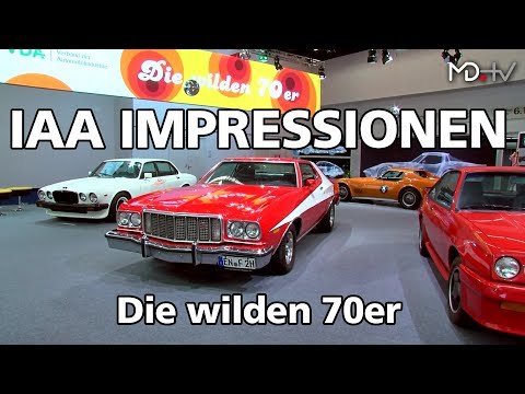MD.IAA 2017 IMPRESSIONEN - Der AvD zeigt Autos aus den wilden 70er Jahren