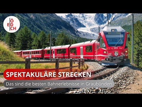 Highlights of the Swiss railway up close: Bernina Express, Landwasser Viaduct and more!
