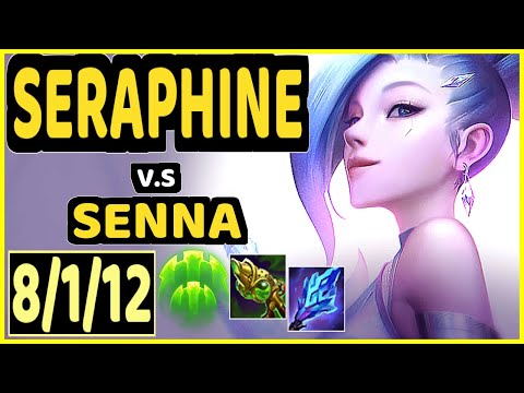SERAPHINE vs SENNA - 8/1/12 KDA BOTTOM SUPPORT CHALLENGER GAMEPLAY - KR