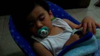 Nicholas falling asleep